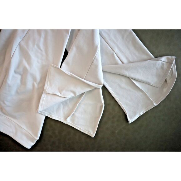 Alo Yoga Women's Sz Medium Ivory Airbrush High-Waist Flutter Leggings - Picture 7 of 12